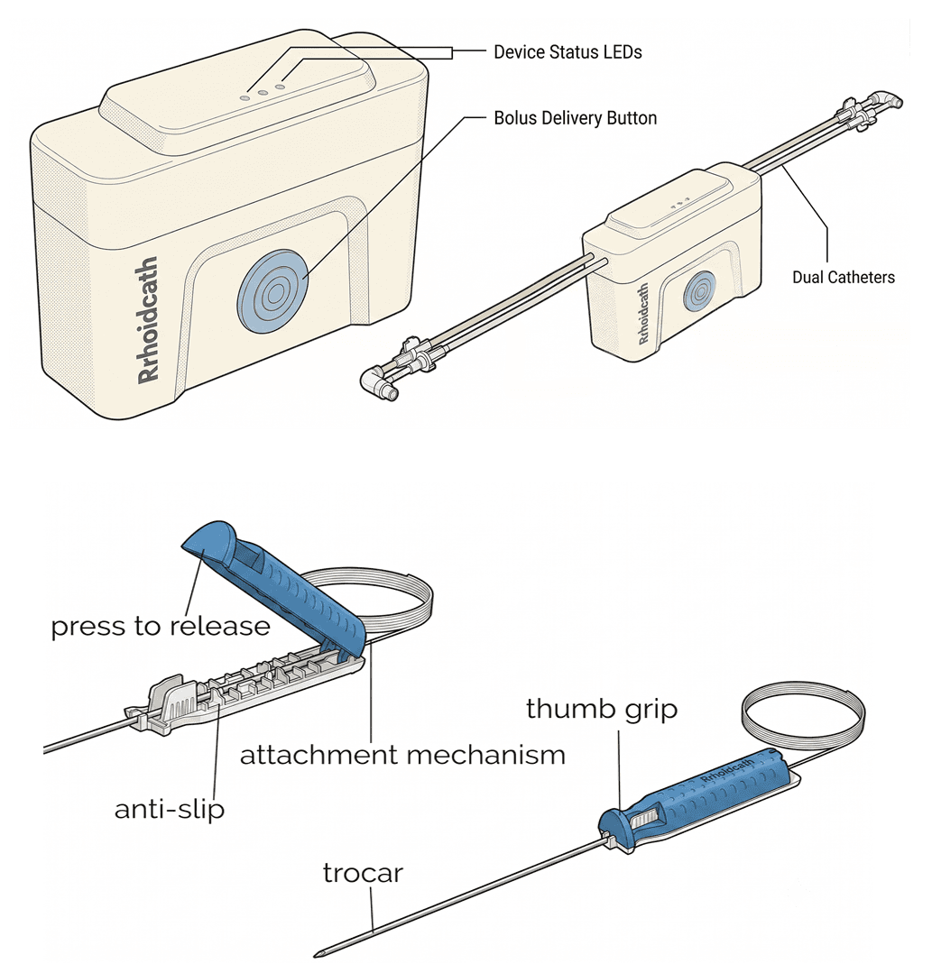 RrhoidCath™ device
