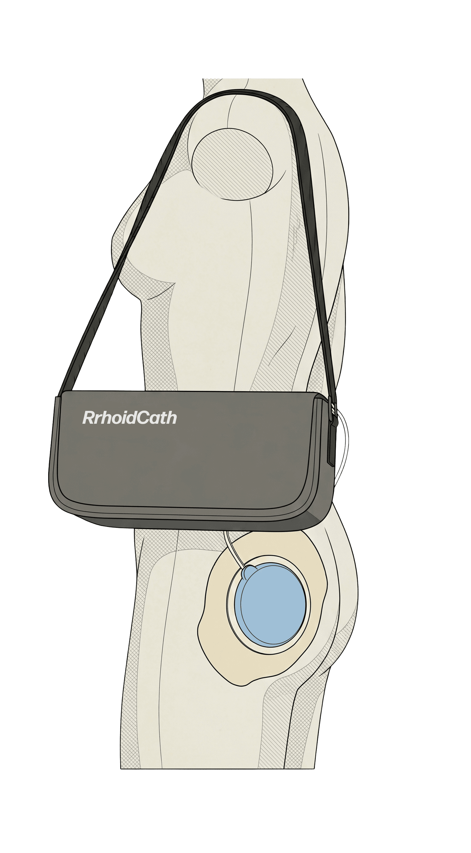 Side view of the product
